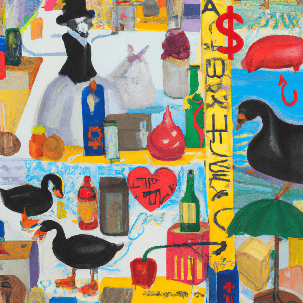 Abstract painting of Total Economic Quackery