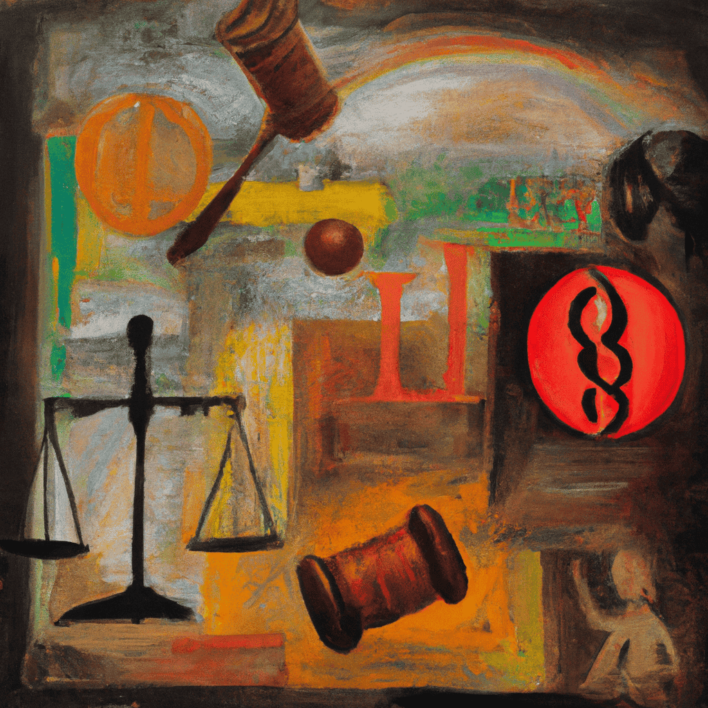 Abstract painting of The Role of Law