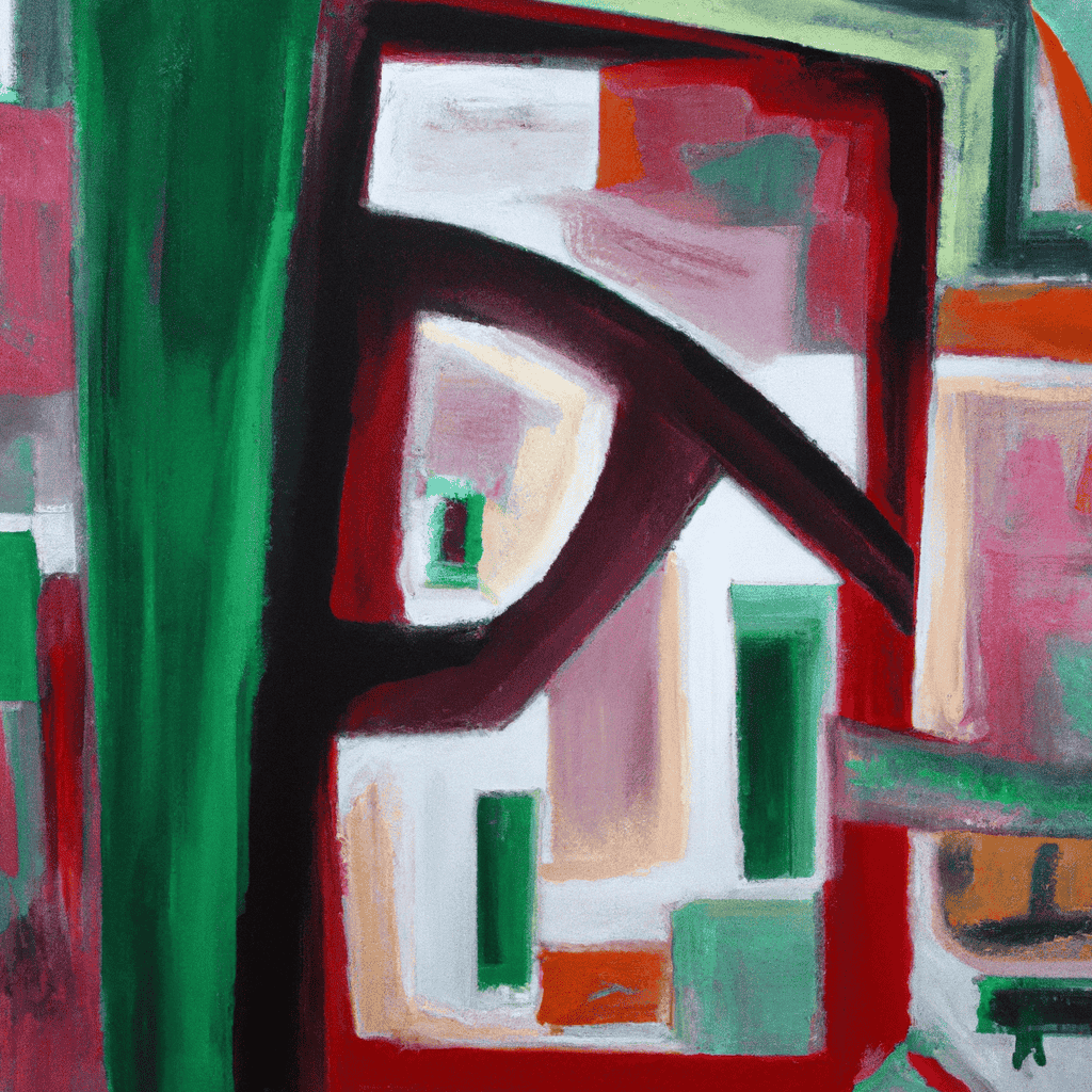 Abstract painting of Callamity, Part II