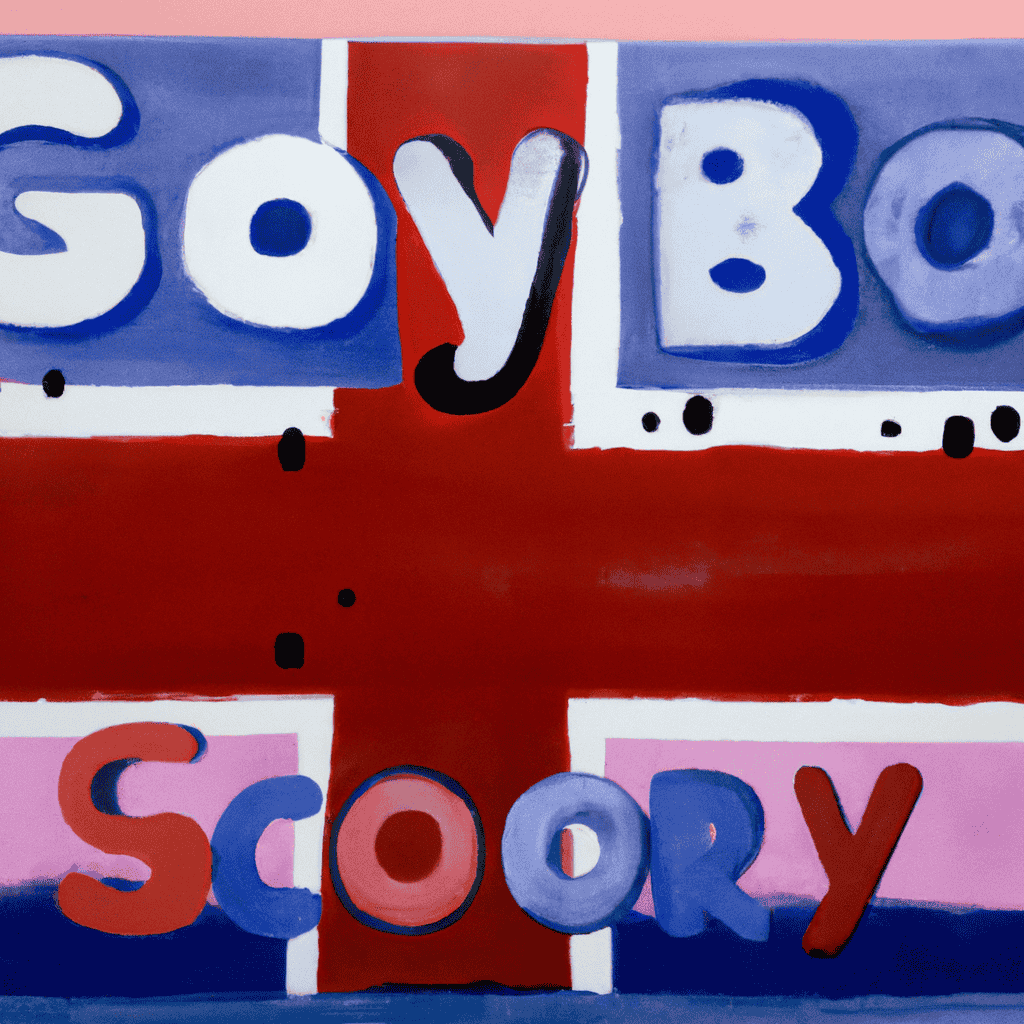 Abstract painting of Sorry, and goodbye for now