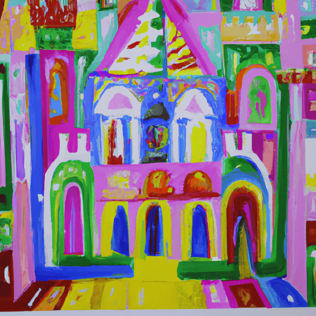 Abstract painting of A party-politicised House of Lords