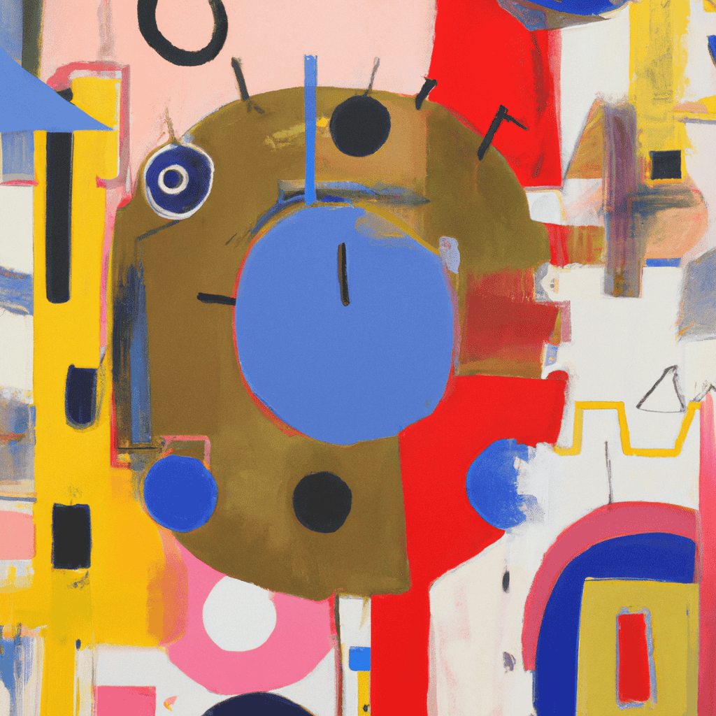 Abstract painting of Intermission