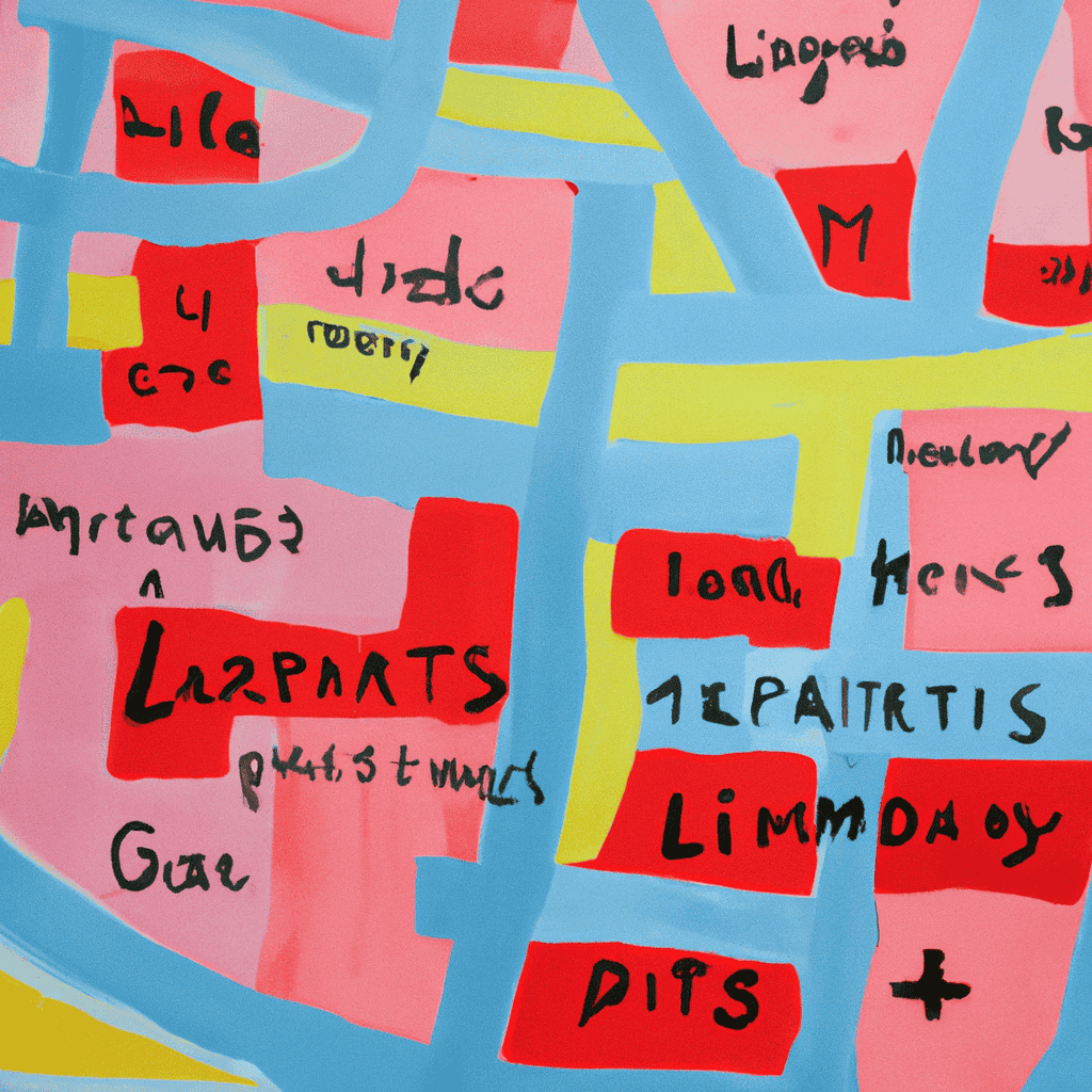 Abstract painting of Gerrymandering of health services