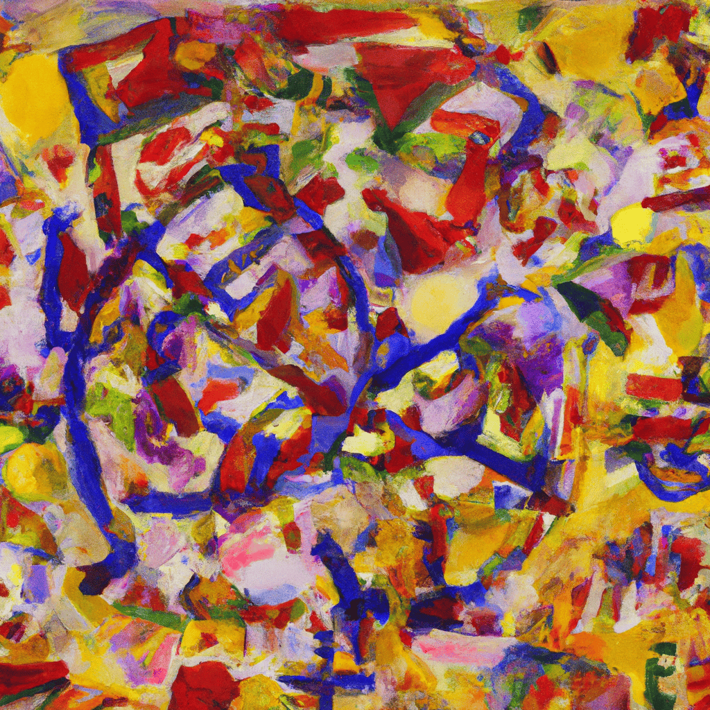 Abstract painting of subject, generated by DALL-E 2