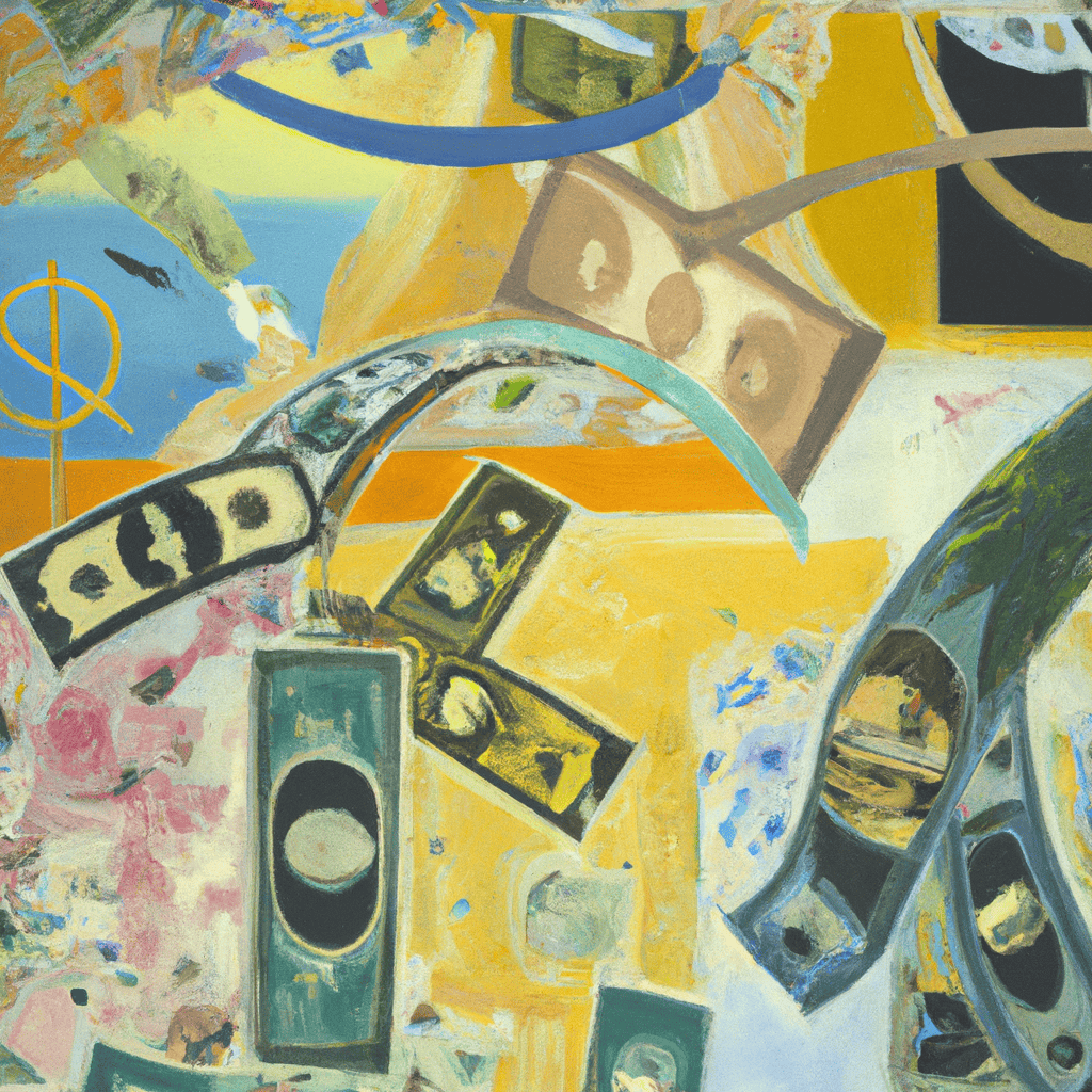 Abstract painting of Valuing economic activity