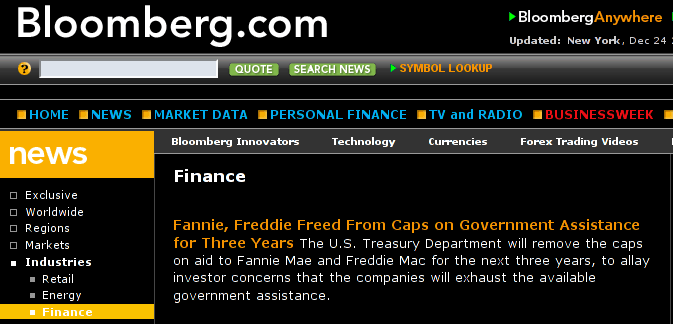 Bloomberg headline