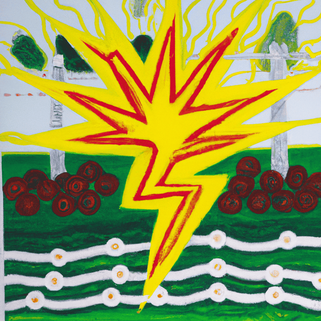 Abstract painting of Energy crops - fact and fiction