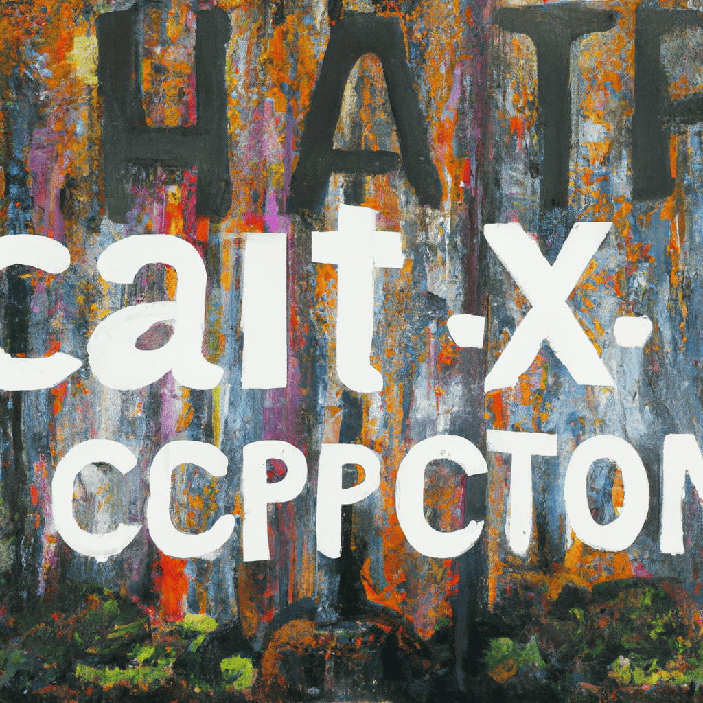 Abstract painting of Carbon tax petition