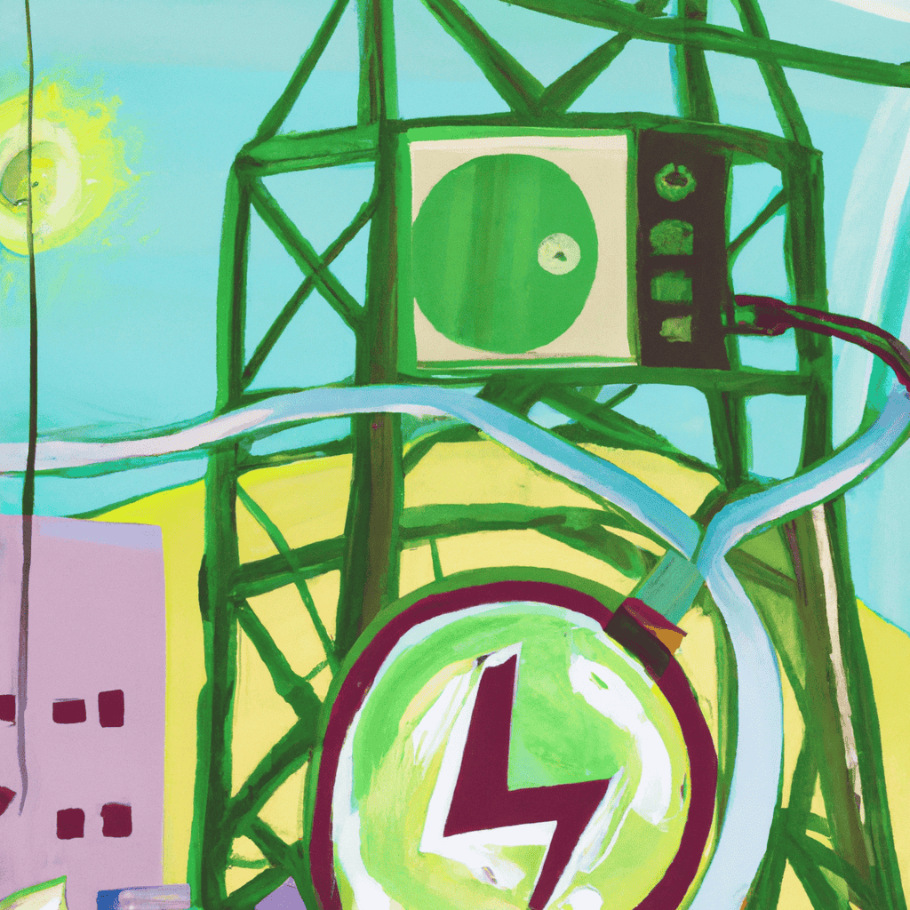 Abstract painting of Renewable fix