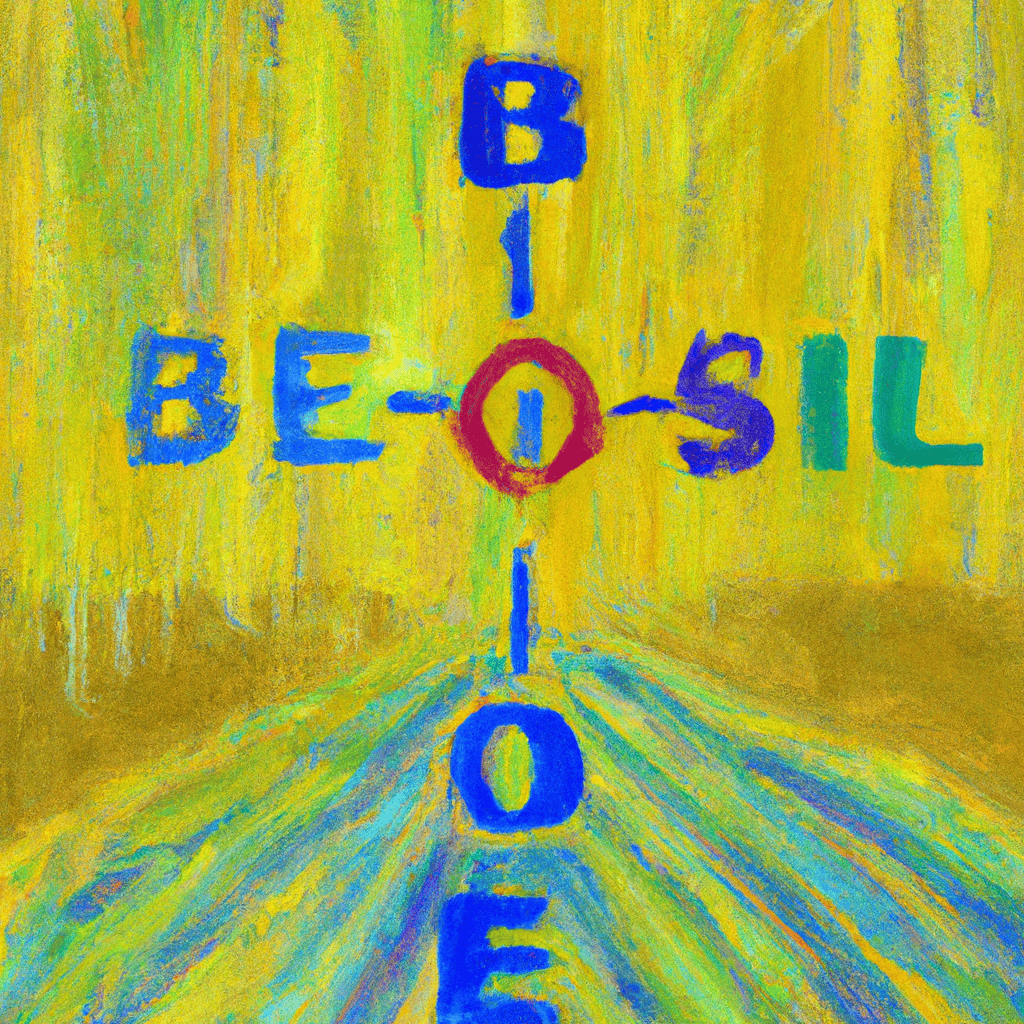 Abstract painting of Bioethanol - winner or loser?