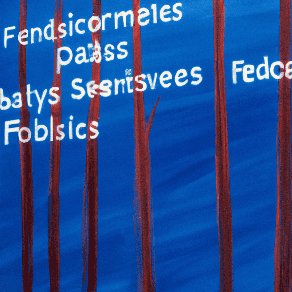 Abstract painting of Failing public services