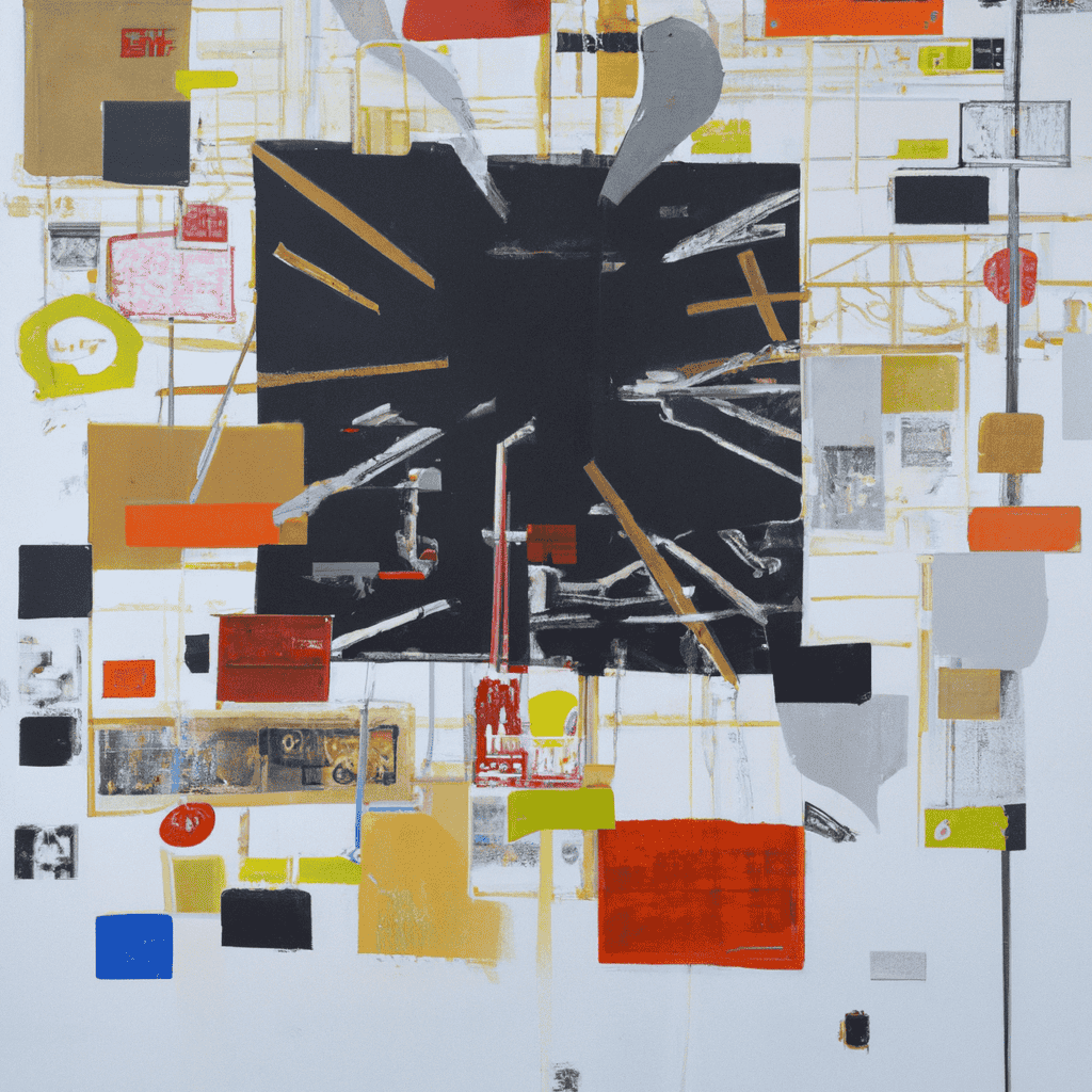 Abstract painting of Another bureaucratic improvement?